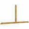 Ekena Millwork Portland Rough Sawn Timber Gable Bracket, Western Red Cedar, 108"W x 49"H x 2"D x 4"F, 11/12 Pitch GBW108X49X0204POR00RWR - alternate 3